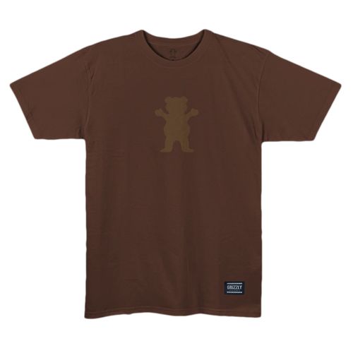 Camiseta Masculina Grizzly OG Bear Tee MARROM-V26GRC01- -1-